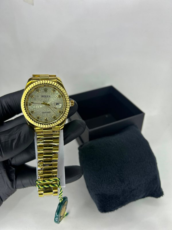 Rolex Datejust Gold – Champagne Monograma