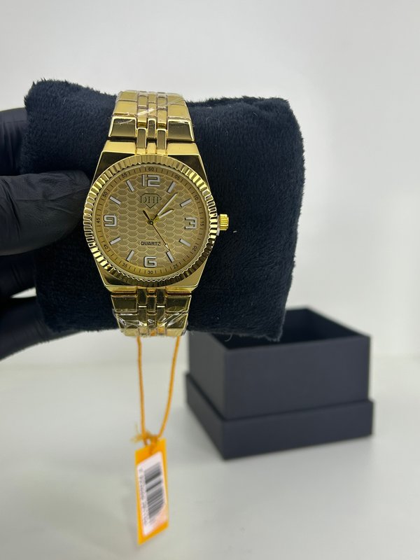 DHP Datejust Style Gold Honeycomb