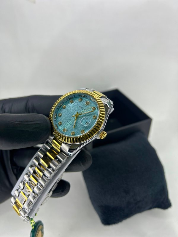 Rolex Datejust Two-Tone – Tiffany Blue Monogram