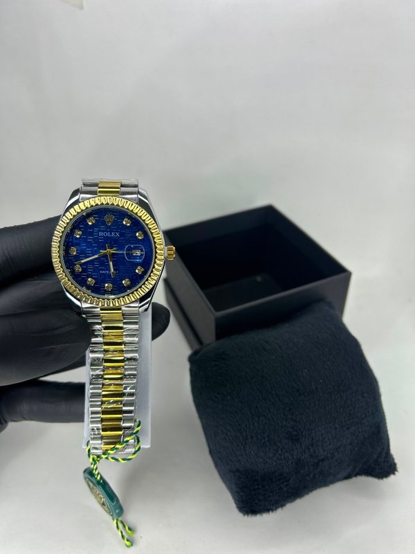 Rolex Datejust Two-Tone – Azul Profundo Monograma