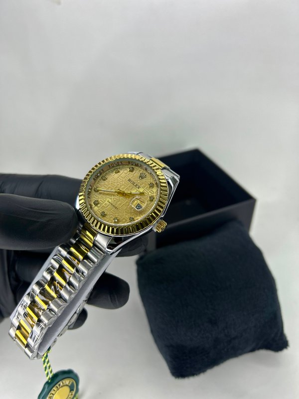 Rolex Datejust Two-Tone – Champagne Monograma