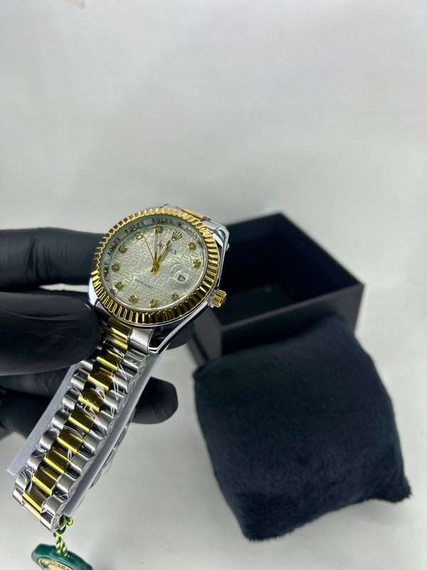 Rolex Datejust Two-Tone – Blanco Perla Monograma