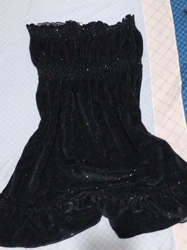 Vestido con brillos de iluminación 