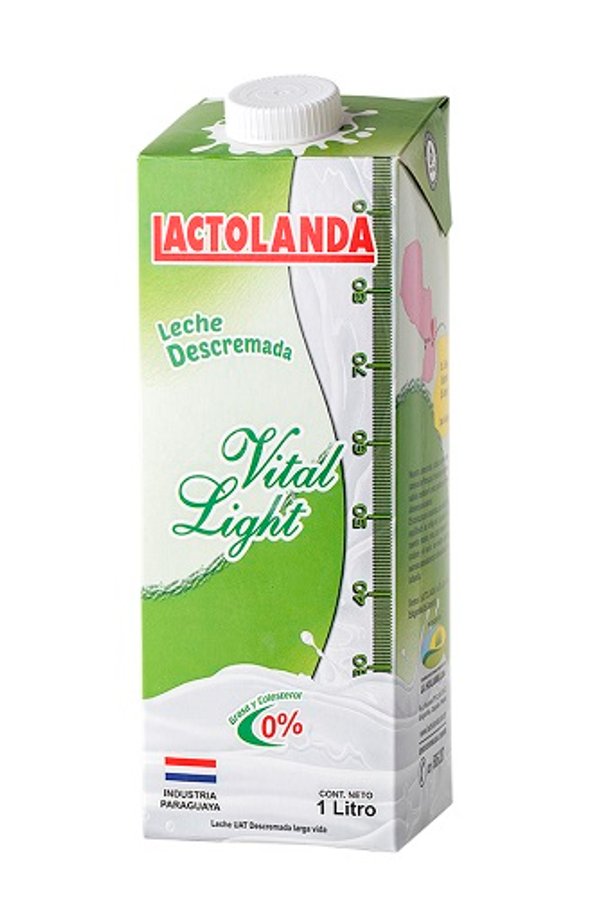 Leche Descremada Lactolanda 1L