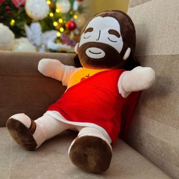 Peluche de jesus que respira ❤️‍🩹