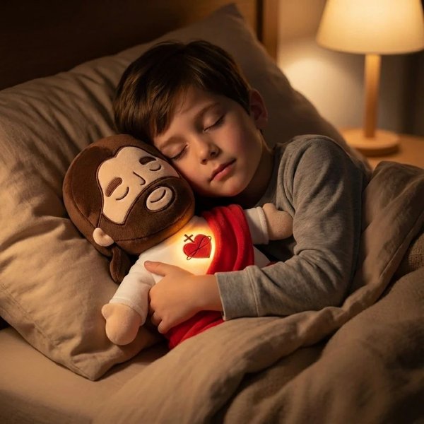 Peluche de jesus que respira ❤️‍🩹