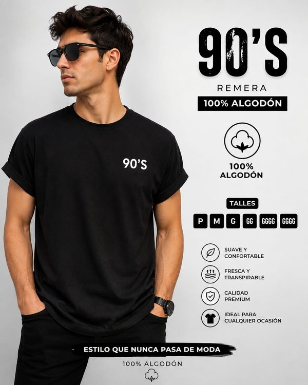 🤍 Remeras 100% de algodón