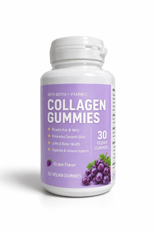 Gomitas de Colágeno Sabor Uva