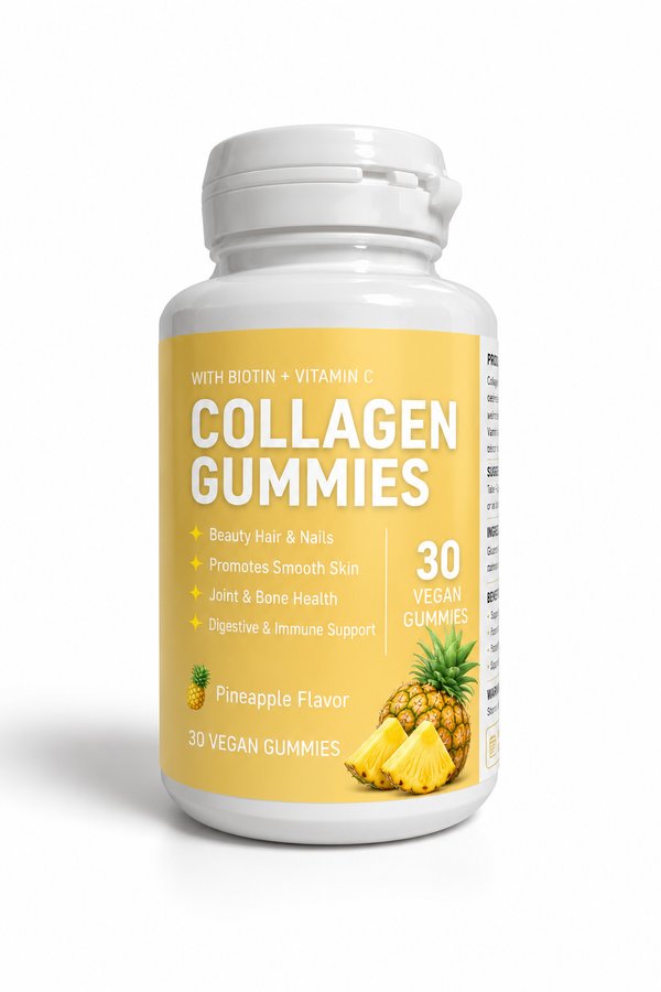 Gomitas de Colágeno Sabor Piña