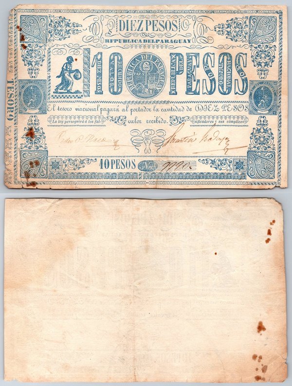 Paraguay 1865 MC34