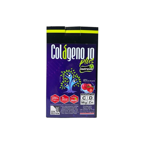 Colágeno 10 Plus Sabor Frutos Rojos