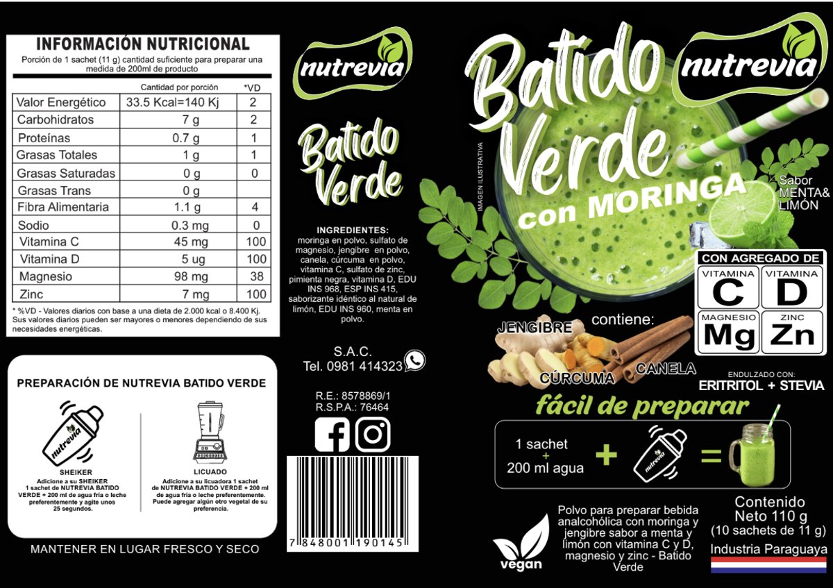 Batido Verde con Moringa - 2