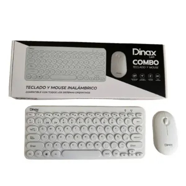 Kit Teclado + Mouse Inalámbrico Dinax