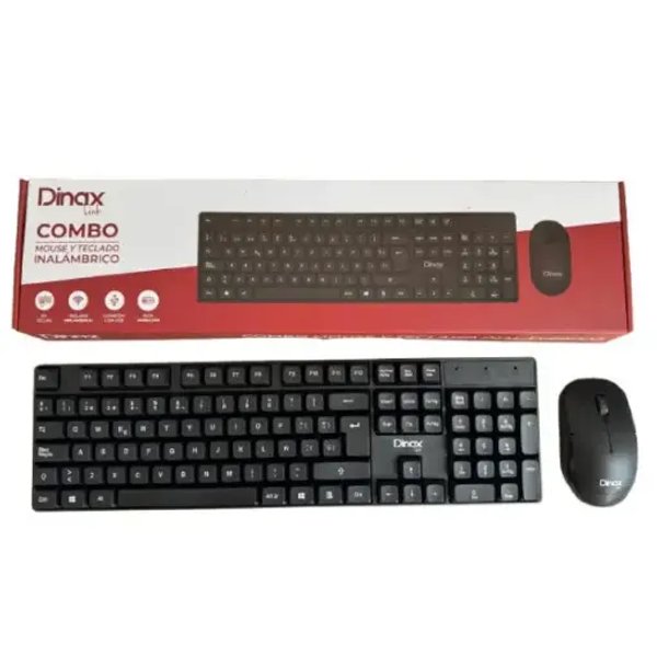 Kit Teclado + Mouse Inalámbrico Dinax MTC32