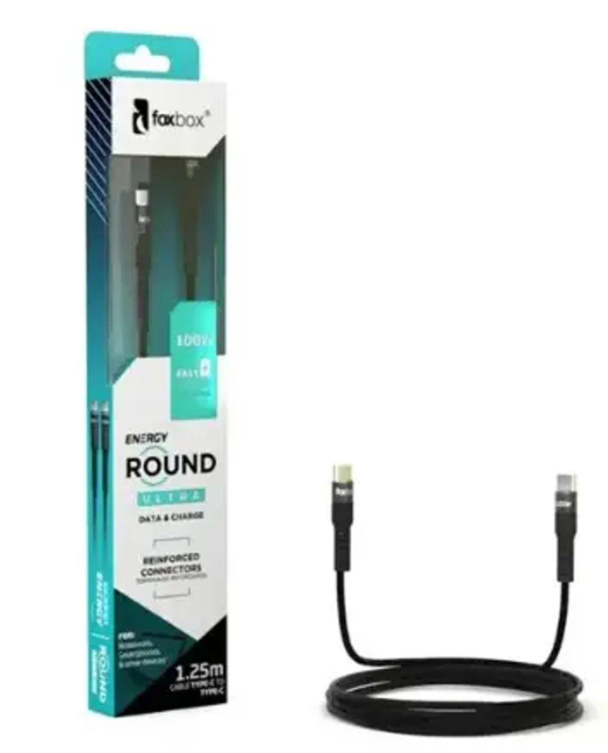 Cable De Datos USB A Tipo C FOXBOX Round
