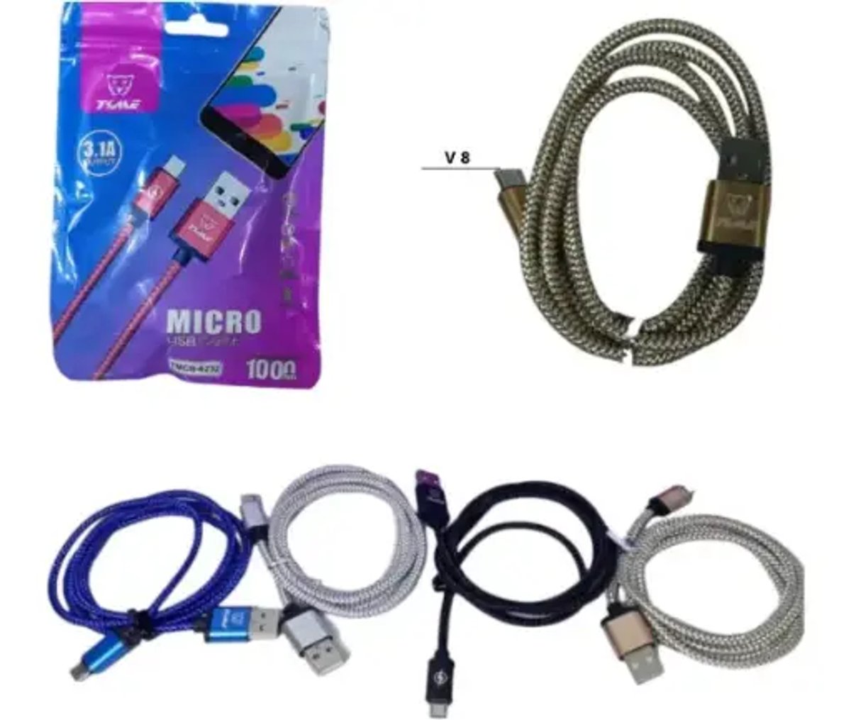 Cable De Datos V8 Bolsita Time