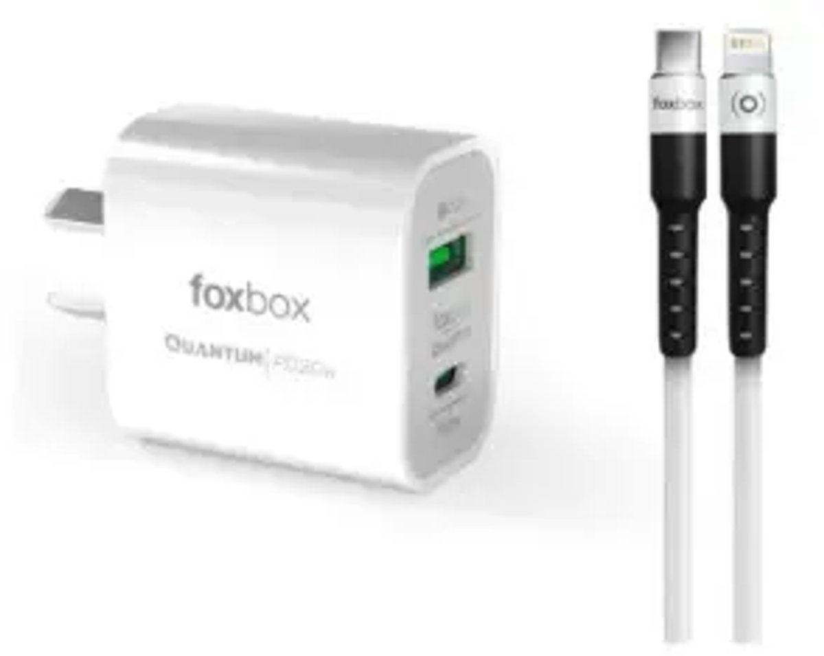 Cargador FOXBOX Mega 30W Con Cable IPHONE