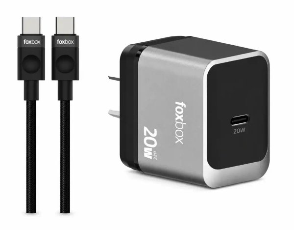 Cargador Mega 3 20W Tipo C + Cable C a C