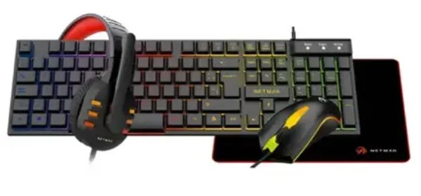 Combo Gamer 4 en 1 GC479 Netmak