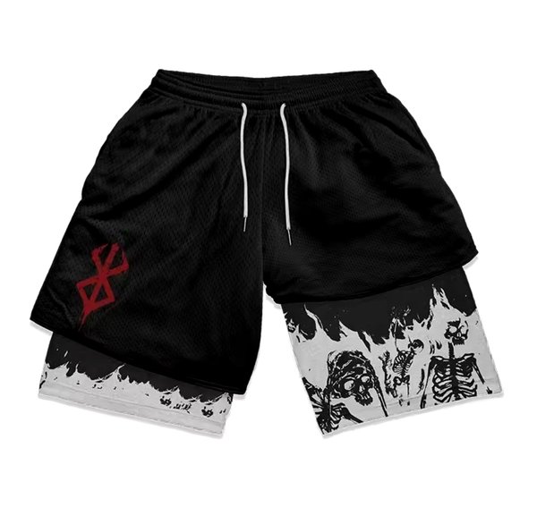 Pantalones cortos deportivos versión berserk