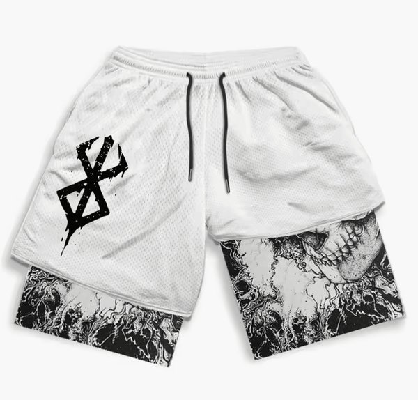 Pantalones cortos deportivos versión berserk