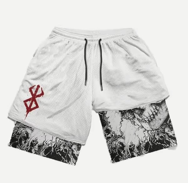 Pantalones cortos deportivos versión berserk