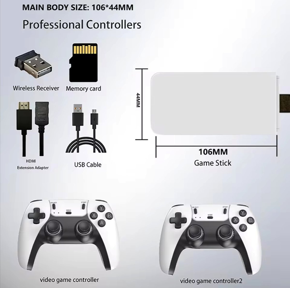 Reproductor de juegos portátiles 4K TV STICK M15 ULTRA  - 3