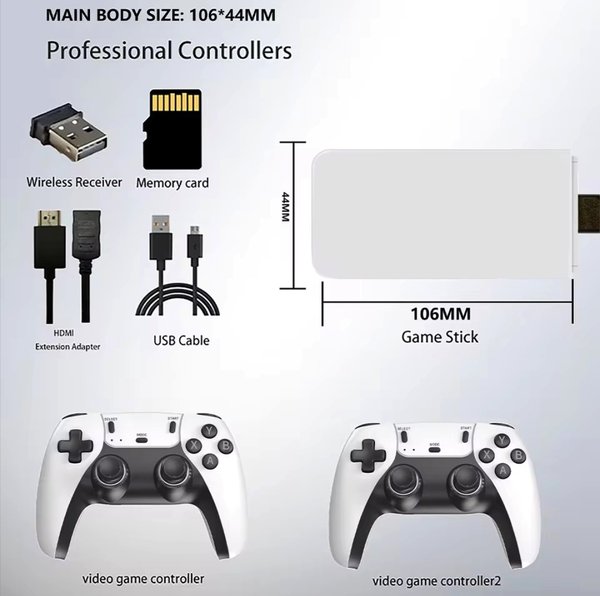 Reproductor de juegos portátiles 4K TV STICK M15 ULTRA 