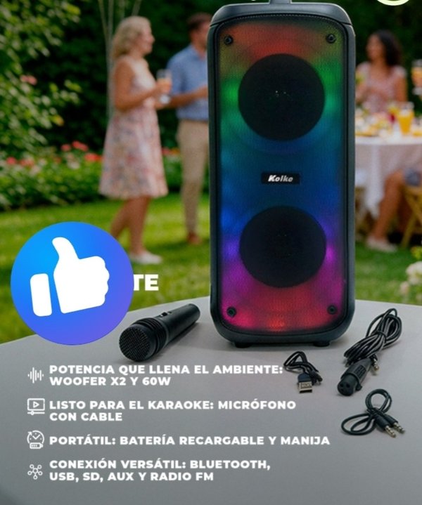 Promo Karaoke Kolke 8x2 Pulgadas 