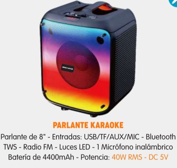 Karaoke de 8 pulgadas 
