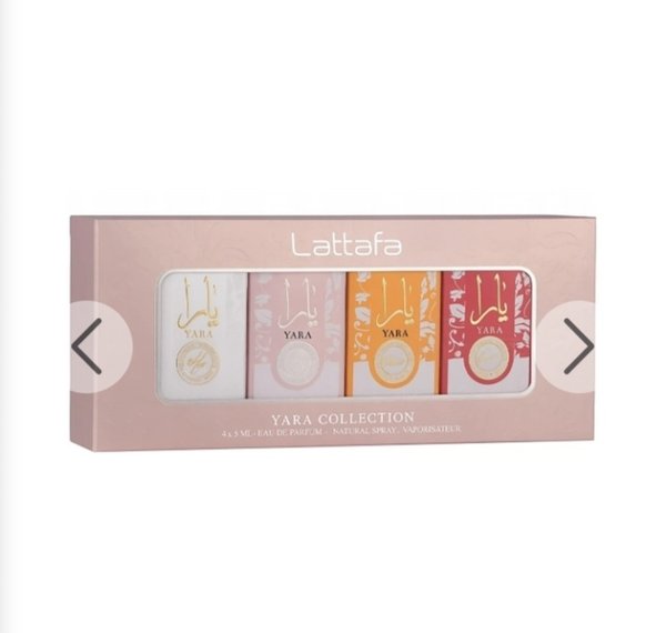 Kit Perfume Femenino Lattafa Yara Collection EDP 5 ml - 4 Unidades