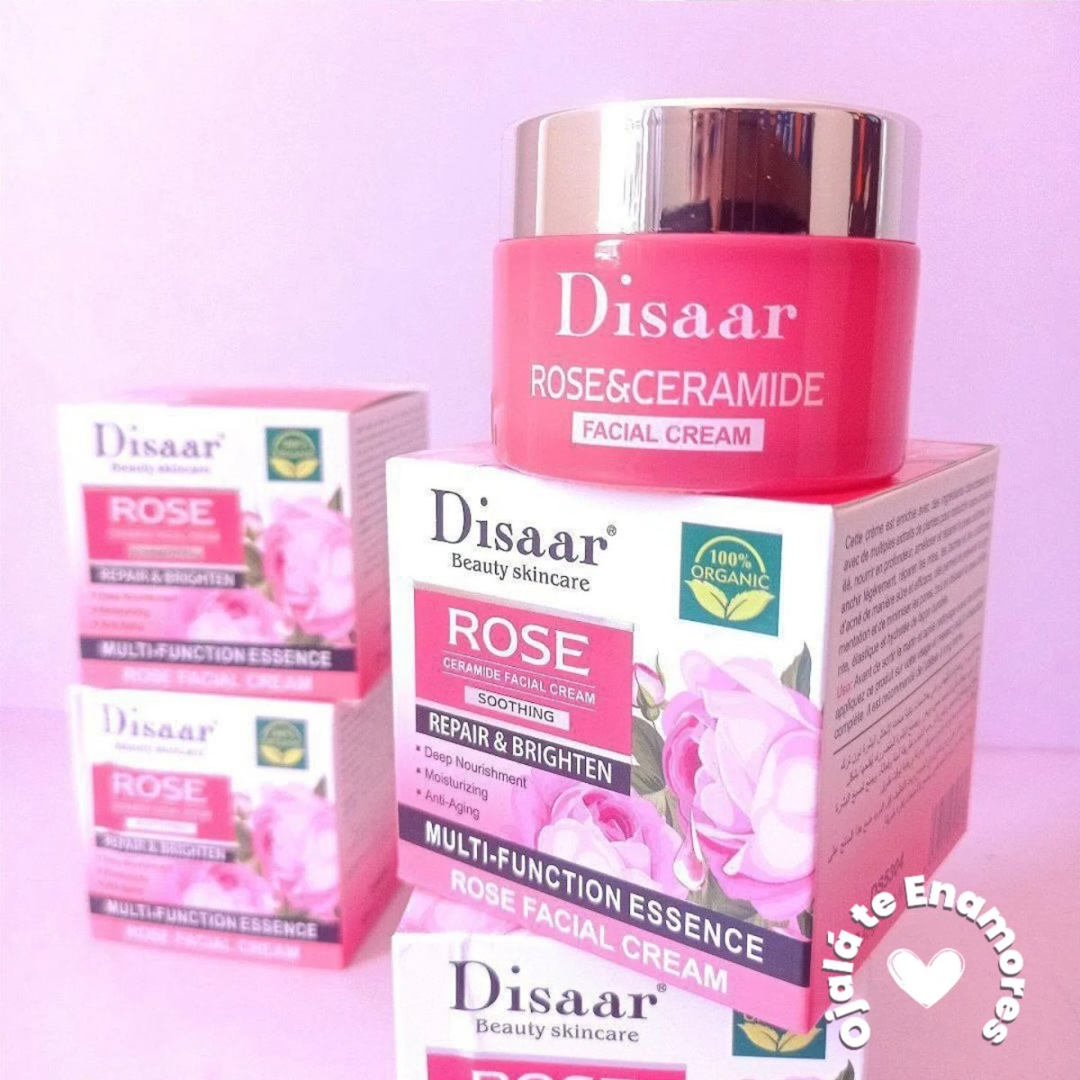 Crema Facial de Rosas