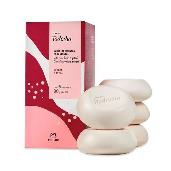 Jabón Tododía Cereza y Avellanas 