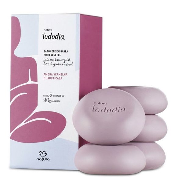 Jabón Tododia Mora Roja y Jabuticaba 