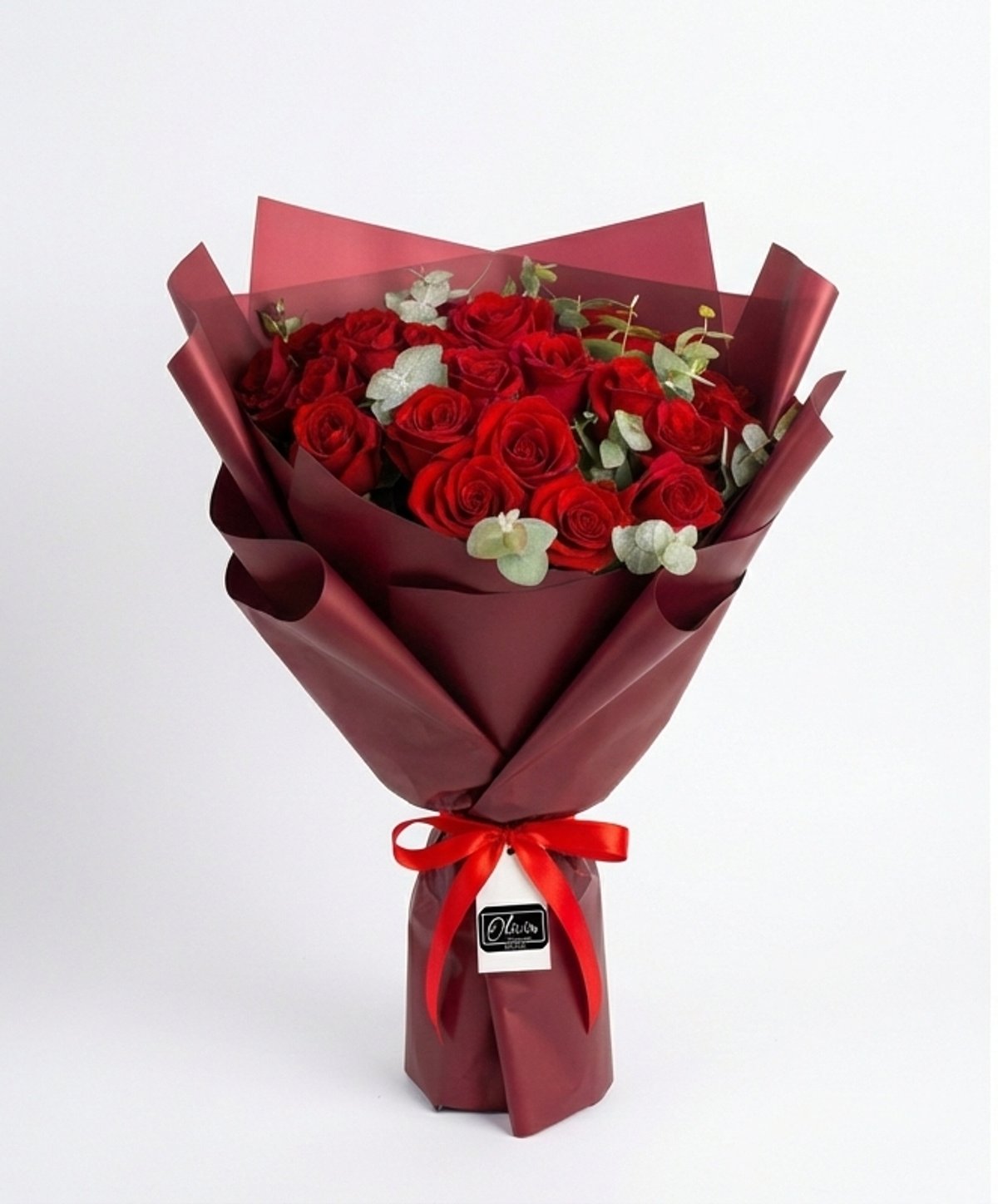 kOREAN RED 20 ROSAS