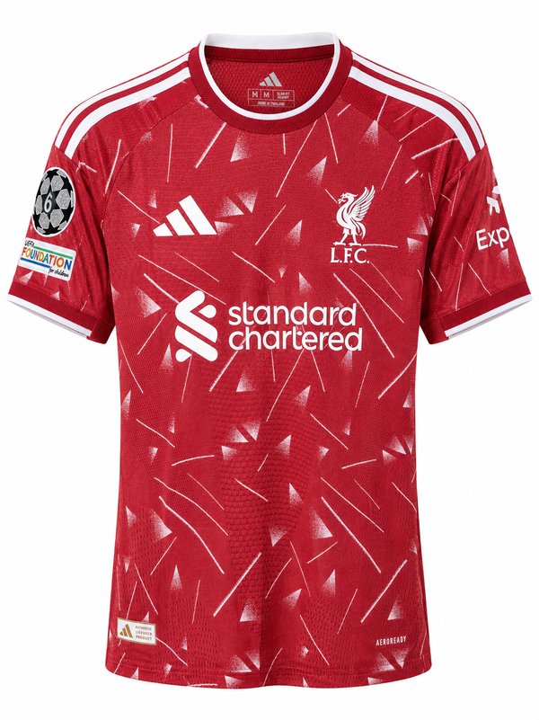 Liverpool Home 26/27 Parches Champions League