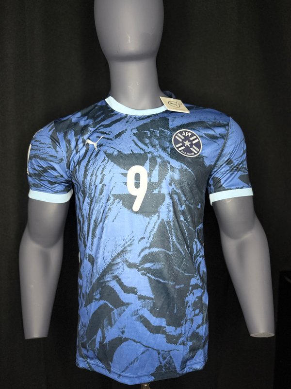 Paraguay Away Kit 2025 con Dorsales