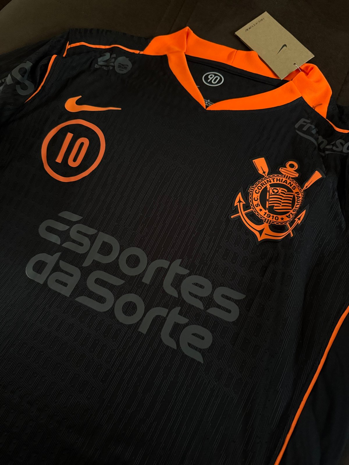 Corinthians Away 2026 Negro #10 Memphis - 3