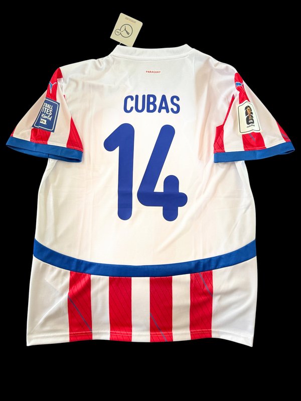 Paraguay Home Kit 2025 con Dorsales