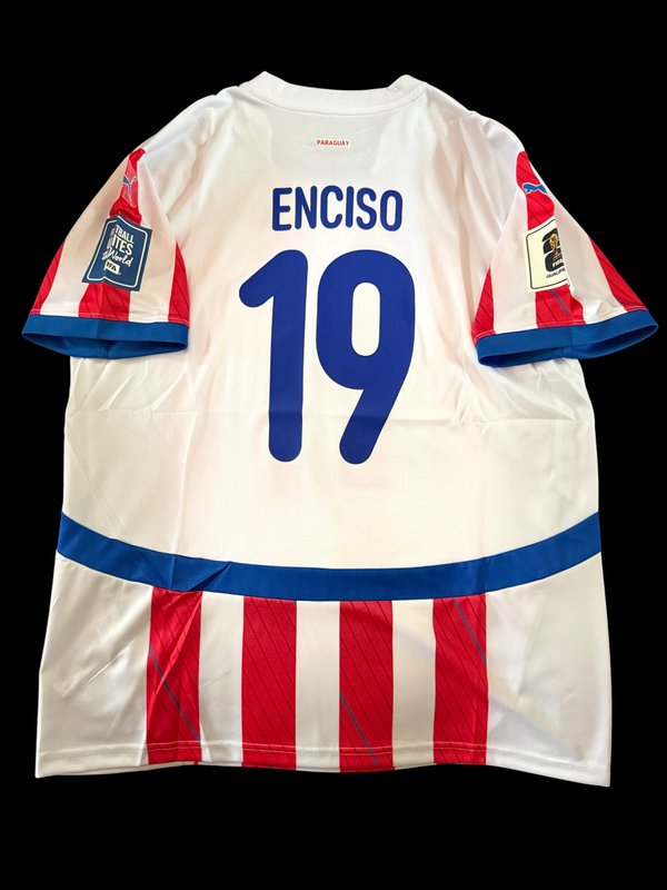 Paraguay Home Kit 2025 con Dorsales