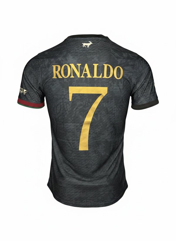 Camiseta Negra Edición Especial #7 Ronaldo 