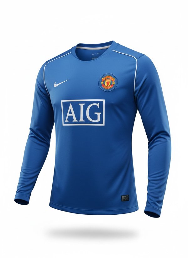 ML Manchester United Retro 2008 Azul #7 Ronaldo 