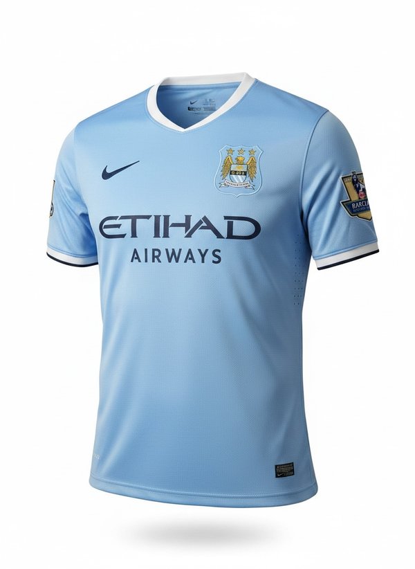 Manchester City Retro 2014/15 #16 Kun Aguero 