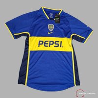Jersey Retro Boca Juniors 2002 #10 Riquelme