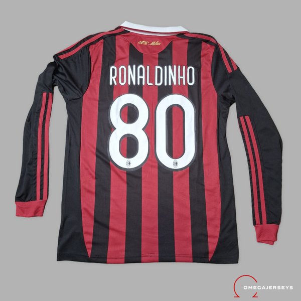 Jersey Retro Ac Milan #80 Ronaldinhk