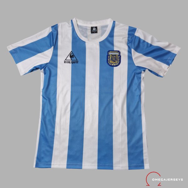 Jersey Retro Argentina 1986 #10 Maradona