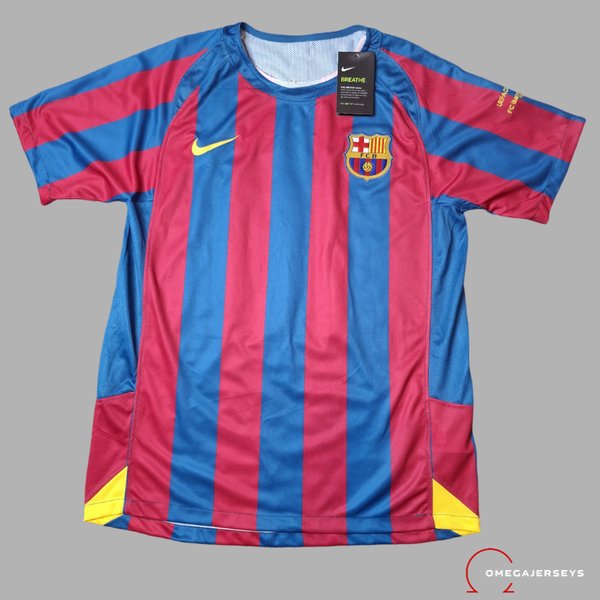 Jersey Barcelona retro Final UCL 2006 #10 Ronaldinho