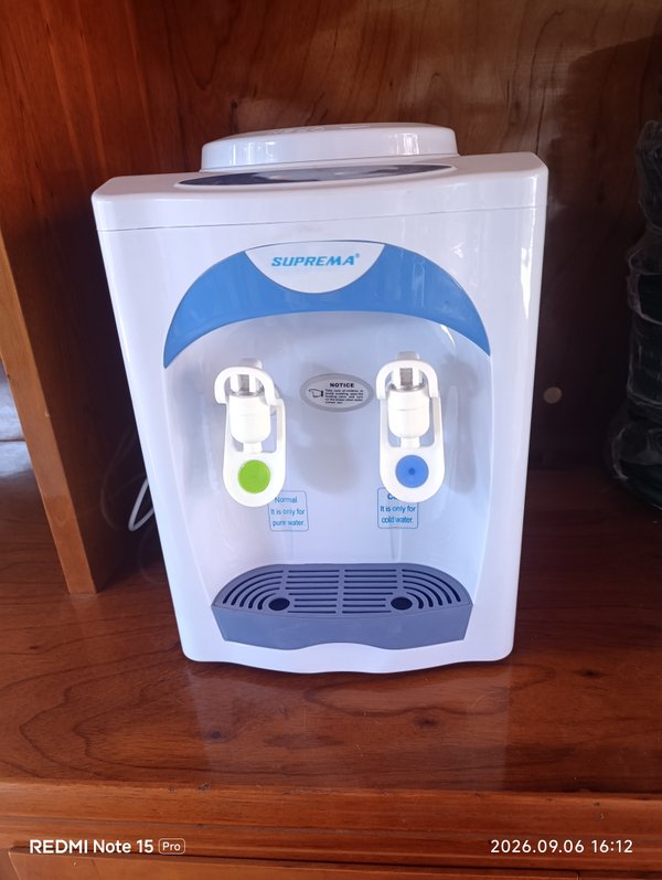 DISPENSER DE MESA PARA AGUA FRIA Y NATURAL MARCA SUPREMA