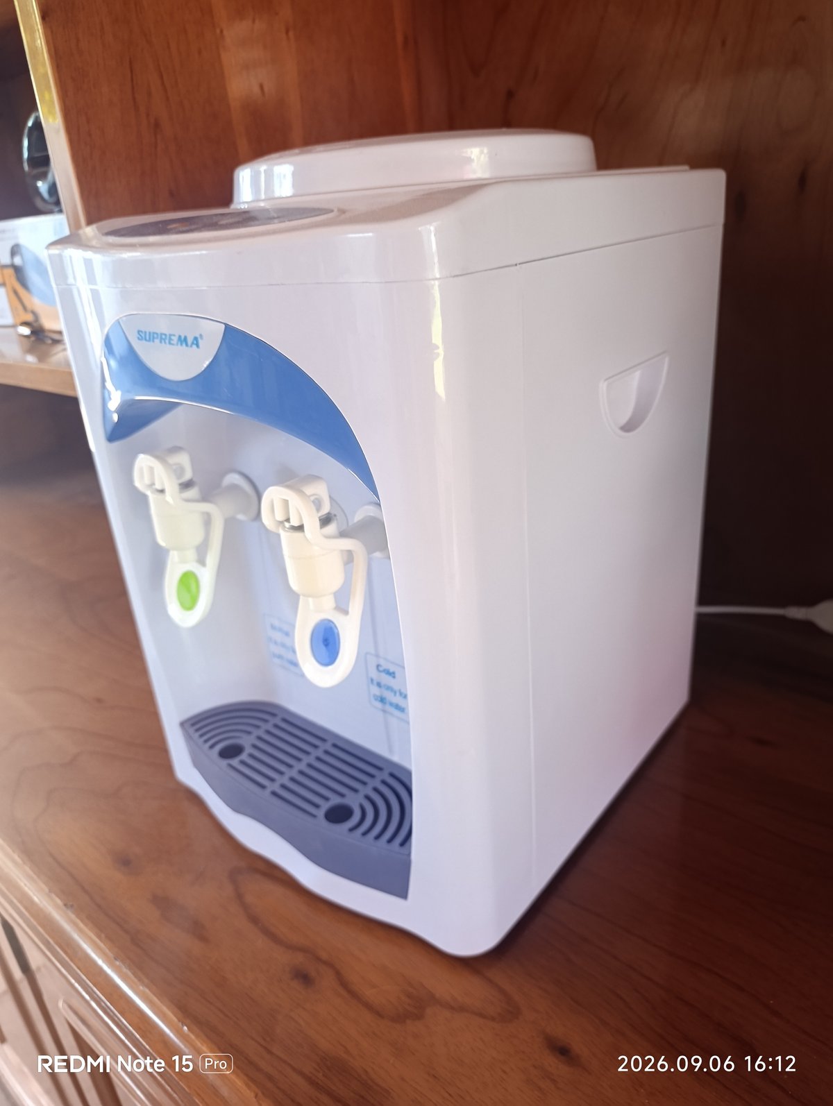 DISPENSER DE MESA PARA AGUA FRIA Y NATURAL MARCA SUPREMA - 2