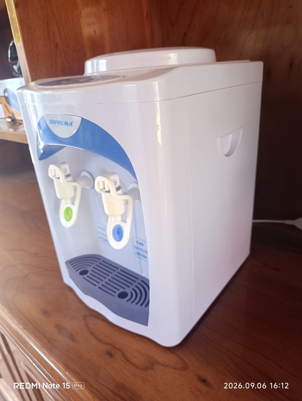 DISPENSER DE MESA PARA AGUA FRIA Y NATURAL MARCA SUPREMA